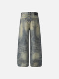 DAXUEN Distressed wide-leg denim jeans