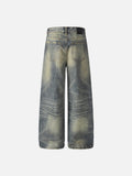 DAXUEN Distressed wide-leg denim jeans