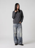 DAXUEN Distressed wide-leg denim jeans with a relaxed fit — model photo