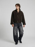 DAXUEN Distressed wide-leg denim jeans — model photo