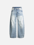 DAXUEN Distressed wide-leg denim jeans