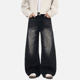 DAXUEN Distressed wide-leg denim jeans
