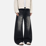 DAXUEN Distressed wide-leg denim jeans