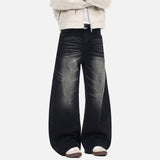 DAXUEN Distressed wide-leg denim jeans