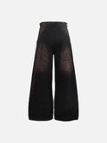 DAXUEN Distressed wide-leg denim pants