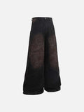 DAXUEN Distressed wide-leg denim pants