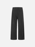 DAXUEN Distressed wide-leg sweatpants with graphic print