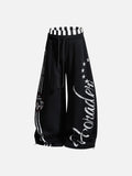 DAXUEN Matchday Crest Wide Leg Sweatpants