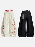 DAXUEN Matchday Crest Wide Leg Sweatpants