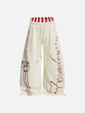 DAXUEN Matchday Crest Wide Leg Sweatpants