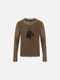 DAXUEN Doberman graphic long sleeve top