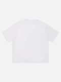 DAXUEN Loose-fitting crew-neck t-shirt with dog print