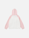 DAXUEN Hooded zip-up sweatshirt with playful graphics