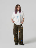 DAXUEN DAXUEN Dotted Heart Graphic Relaxed T-Shirt — model photo