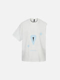 DAXUEN Dotted heart graphic relaxed fit short-sleeved T-shirt