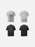 DAXUEN Double-headed eagle graphic short-sleeve T-shirt