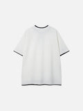 DAXUEN Double-layer crewneck short-sleeved t-shirt