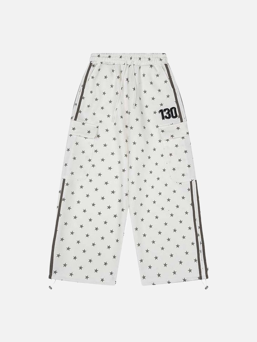 DAXUEN DREAMSCAPE star print loungewear set for men
