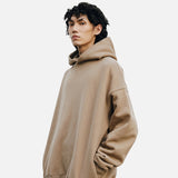 DAXUEN Oversized hoodie with dropped shoulders and solid colors