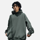 DAXUEN Oversized hoodie with dropped shoulders and solid colors