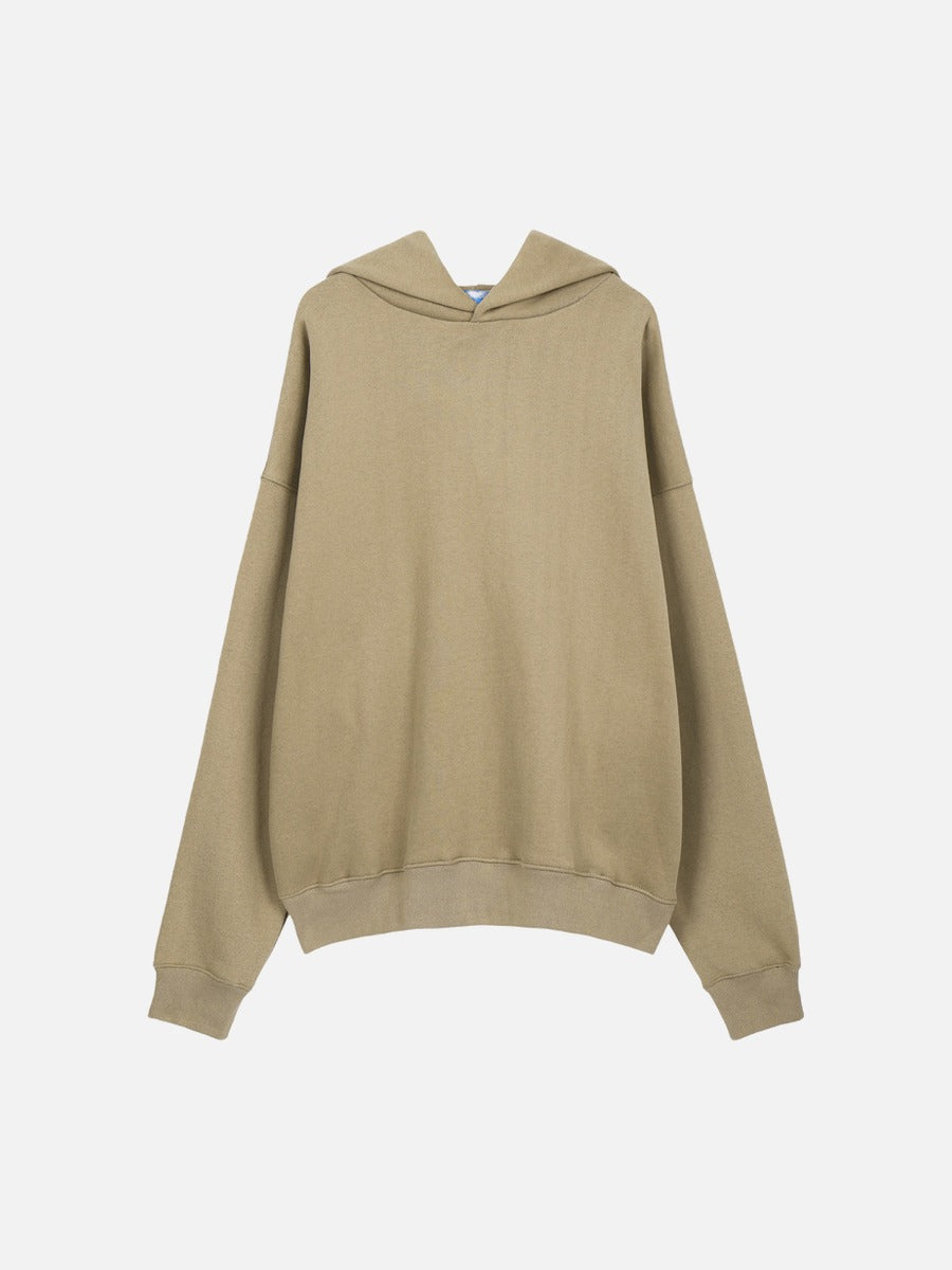 DAXUEN Oversized hoodie with dropped shoulders and solid colors