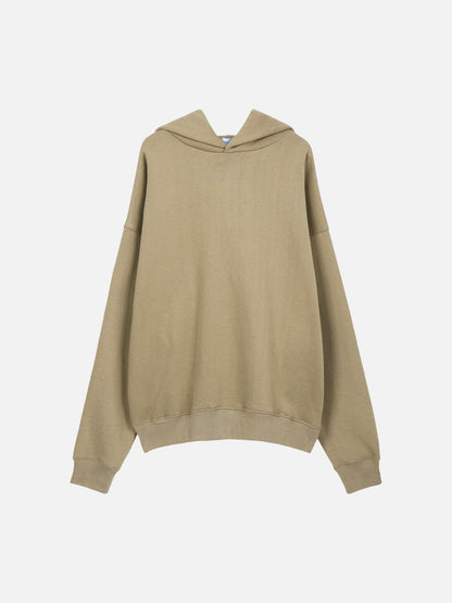 DAXUEN Oversized hoodie with dropped shoulders and solid colors