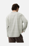 DAXUEN grey striped oversized long sleeve t-shirt
