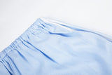 DAXUEN navy and light blue wide-leg dual-stripe lounge pants