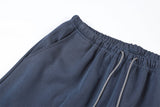 DAXUEN dusty blue wide-leg lounge pants with graphic