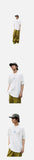 DAXUEN white oversized blue wave graphic t-shirt
