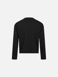 DAXUEN black dynamic saxophone sketch long sleeve tee