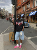 DAXUEN Short-sleeved t-shirt with graphic design — model photo