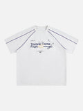 DAXUEN light grey marl 'Youare Come' graphic tee