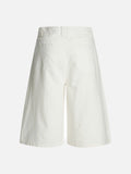 DAXUEN Ecru high-waisted wide-leg culottes