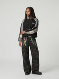 DAXUEN edgy-camouflage-cargo-pants — model photo