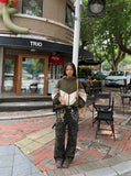 DAXUEN edgy-camouflage-cargo-pants — model photo