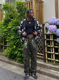 DAXUEN edgy-camouflage-cargo-pants — model photo