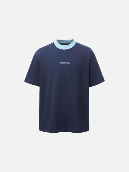 DAXUEN Relaxed-fit crew-neck t-shirt with bold text
