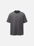 DAXUEN Relaxed-fit crew-neck t-shirt with bold text