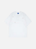 DAXUEN Embellished crew neck T-shirt in black and white