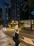 DAXUEN Edgy Metal Detail T-Shirt | DAXUEN — model photo