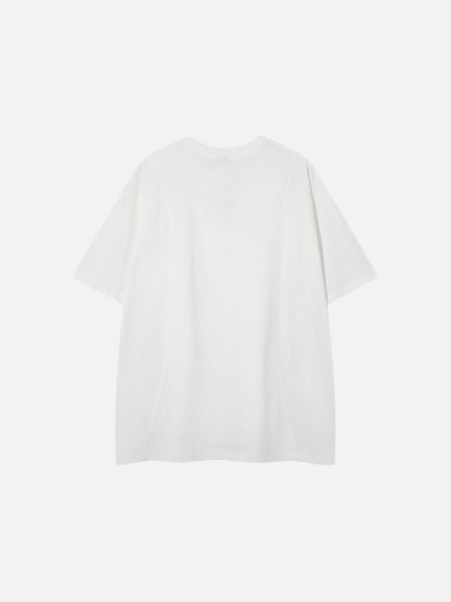 DAXUEN Oversized short-sleeved crew neck t-shirt