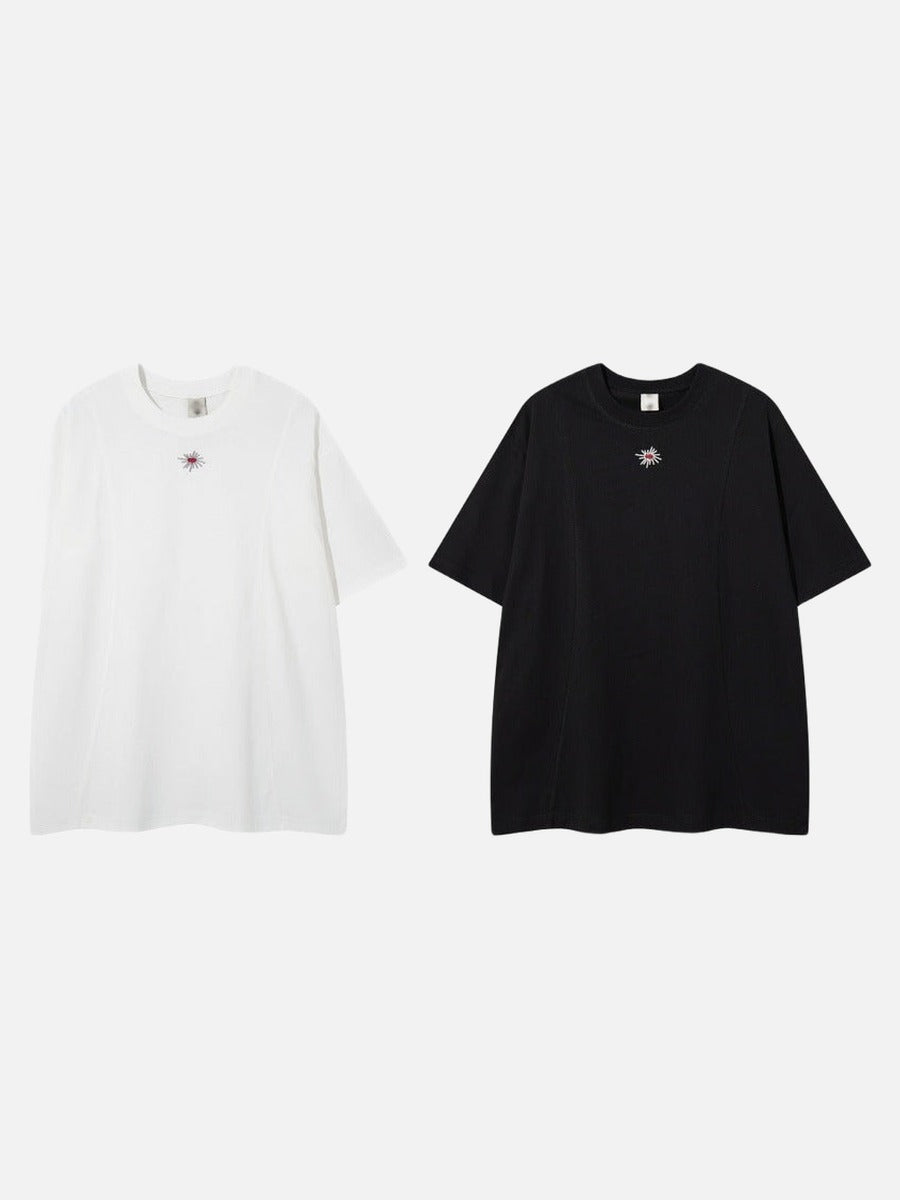 DAXUEN Oversized short-sleeved crew neck t-shirt