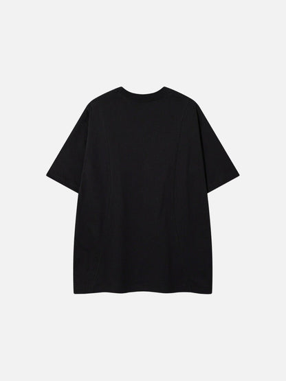 DAXUEN Oversized short-sleeved crew neck t-shirt