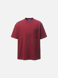 DAXUEN Oversized short-sleeve graphic t-shirt with raw edges