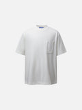 DAXUEN Oversized short-sleeve graphic t-shirt with raw edges