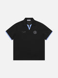 DAXUEN Short-sleeve polo shirt with striped details and embroidery