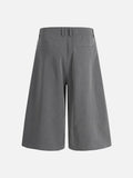 DAXUEN Wide-leg culotte pants in dark grey