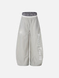 DAXUEN Loose-fitting wide-leg pants with gothic print