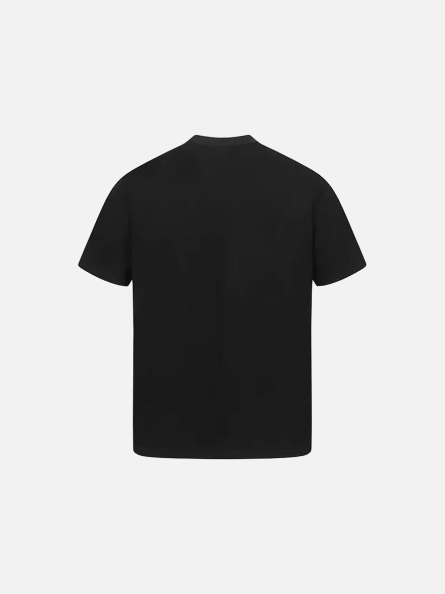 DAXUEN Men's short-sleeved T-shirt with zipper and pocket